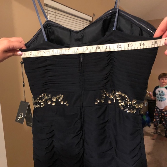 NWT ADRIANNA PAPELL Rhinestone Waist - Picture 6 of 8